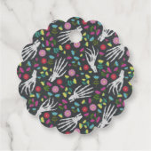 砂糖スカルの日の死んだテーマありがとう フェイバータグ (裏面)