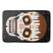 砂糖スカルの日の死風呂またはキッチンマット バスマット (正面)