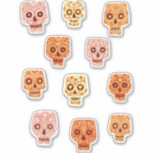 砂糖スカルの日 シール (正面)