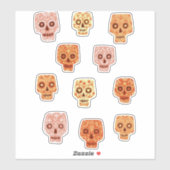 砂糖スカルの日 シール (シート)