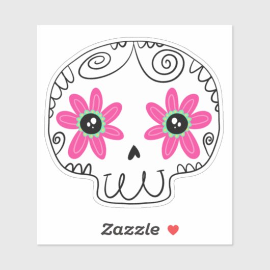 砂糖スカルの日 シール (シート)