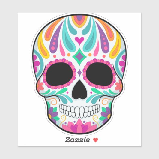 砂糖スカルの日 シール (シート)