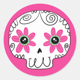 砂糖スカルの日 ラウンドシール