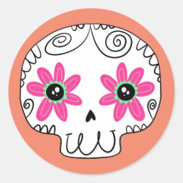 砂糖スカルの日 ラウンドシール