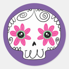 砂糖スカルの日 ラウンドシール