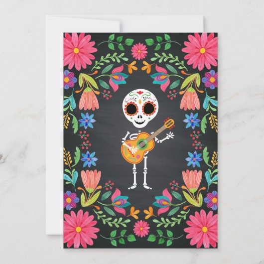 『砂糖スカルの日』 招待状 (裏面)