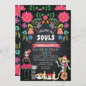 『砂糖スカルの日』 招待状 (正面/裏面)