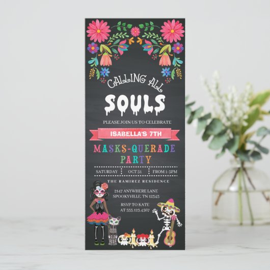 『砂糖スカルの日』 招待状 (スタンド正面)