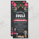 『砂糖スカルの日』 招待状 (正面/裏面)