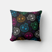 砂糖スカルの死んだカラベリタスの日 クッション (正面)