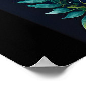 砂糖スカルアーインスパイアト – メキシコ伝統 ポスター (角)