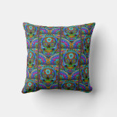 砂糖スカルアート – スピリッツのスペクトル クッション (裏面)