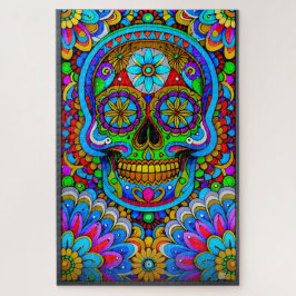 砂糖スカルアート – スピリッツのスペクトル ジグソーパズル