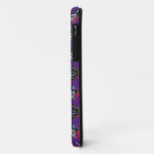 砂糖スカルアート – トップハットフローラフェスタ（紫） Case-Mate iPhoneケース (裏面/左)