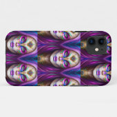 砂糖スカルアート – メイクアップの女性 Case-Mate iPhoneケース (裏面(横))