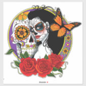 砂糖スカルアールヌーボー シール (シート)