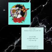 砂糖スカルアールヌーボー スクエア名刺