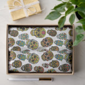 砂糖スカルアー伝統的ト – パターン(白) 薄葉紙 (ギフト)