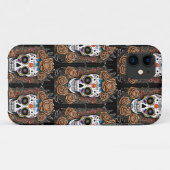 砂糖スカルアー祝ト – 色鮮やか付き Case-Mate iPhoneケース (裏面(横))