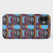 砂糖スカルアー鮮やかト – 死の日（空） Case-Mate iPhoneケース (裏面(横))