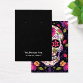 砂糖スカルイヤリング表示カード (デスク)