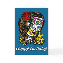 砂糖スカルウーマンバライン髪