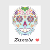 砂糖スカルカスタムカットビニールシール シール (シート)