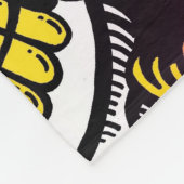 砂糖スカルガールベッドルームブランケット フリースブランケット (角)