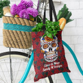 砂糖スカルシンコデマヨ追加の名前オールオーバープリント トートバッグ