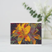 砂糖スカルタイガーリリー ポストカード (スタンド正面)