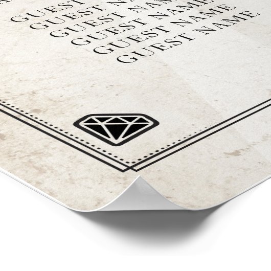 砂糖スカルテー結婚ブルのハロウィーンポスターシート ポスター (角)