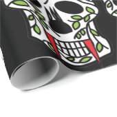 砂糖スカルデイオブザデッドハローウィンパーティ ラッピングペーパー (ロールコーナー)