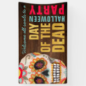 砂糖スカルデイオブザデッドハローウィンパーティ 横断幕 (縦)