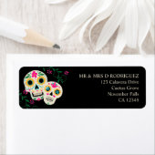 砂糖スカルデイオブザデッド差出人住所 ラベル (インサイチュ)