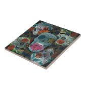 砂糖スカルデザイン タイル (側面)