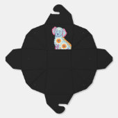 砂糖スカルドッグブラックハローウィンパーティお気に入りボックス フェイバーボックス (見開き)