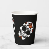 砂糖スカルハローウィンパーティ 紙コップ (裏面)