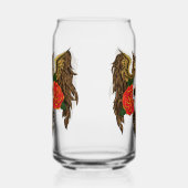 砂糖スカルバラフクロウ ガラス缶 (左)