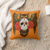 砂糖スカルバラフクロウ クッション (ブランケット)