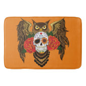 砂糖スカルバラフクロウ バスマット (正面)