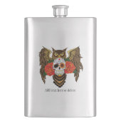 砂糖スカルバラフクロウ フラスク (正面)