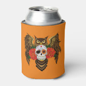 砂糖スカルバラフクロウ 缶クーラー (缶正面)