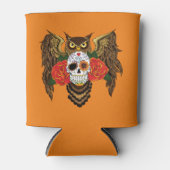 砂糖スカルバラフクロウ 缶クーラー (正面)