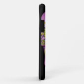 砂糖スカルパープルフローラケースメイトiPhoneケース Case-Mate iPhoneケース (裏面/右)