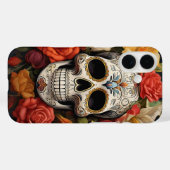 砂糖スカルフローラiPhone / iPadケース Case-Mate iPhoneケース (裏面 (横))