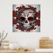 砂糖スカルポスター ポスター (キッチン)