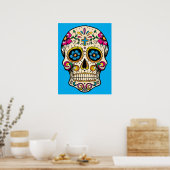 砂糖スカルポスター ポスター (キッチン)