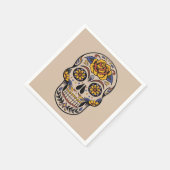 砂糖スカルメキシカンディナーパーティー スタンダードカクテルナプキン (角)