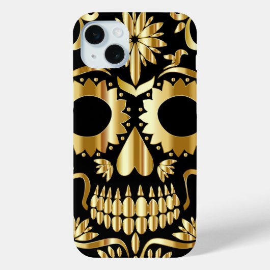 砂糖スカルメキシコの死んだ文化芸術の日 Case-Mate iPhoneケース (裏面)