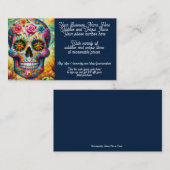 砂糖スカルユニーク店Etsy 名刺 (正面/裏面)